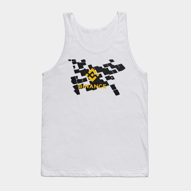 Binance Blockchain Logo Tank Top by KryptoMadeEazy